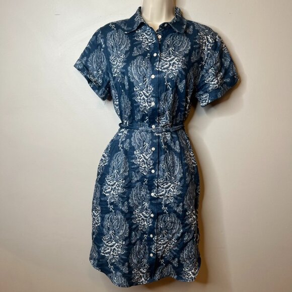 Lauren Ralph Lauren Floral Belted Shirt Dress (2P) - Picture 2 of 15